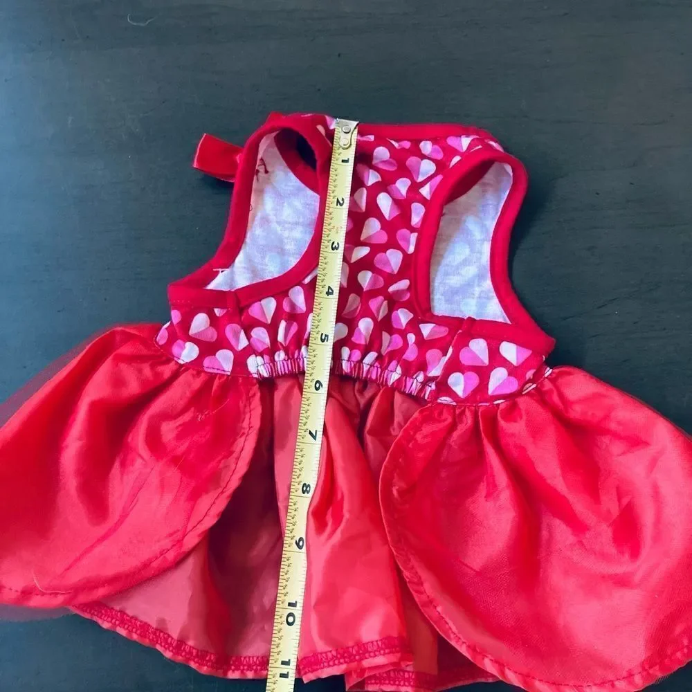 Valentine Heart Dog Pet Dress S